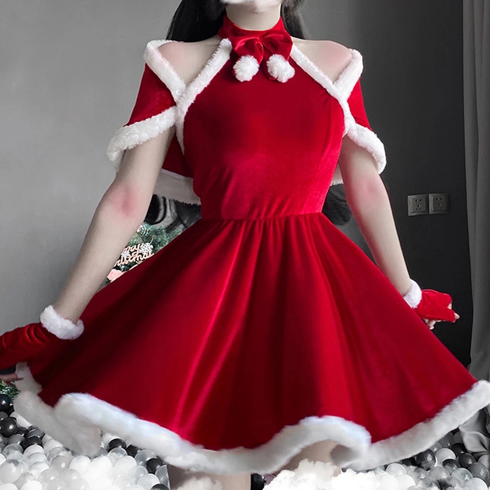 Elf Costume Christmas - Costume Natalizio Sexy 2025 per Donna,