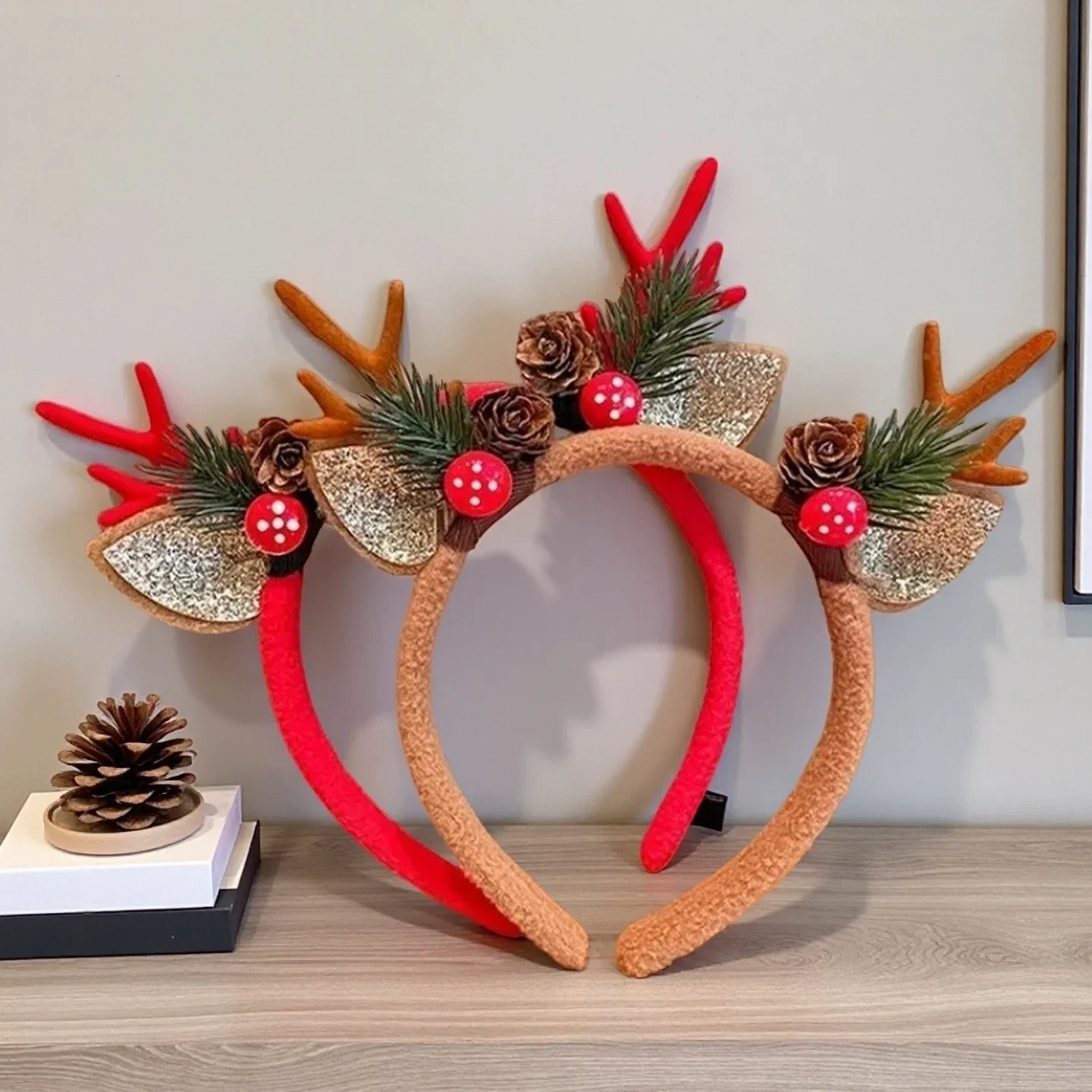 Reindeer Antlers Headband - 1Pc Fasce Di Natale Feste Di