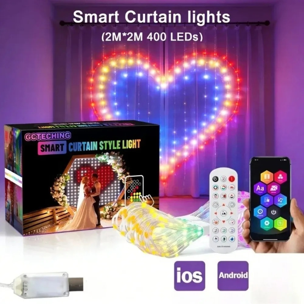 Luci a Tenda LED Pixel per Est - Christmas Lights Outdoor recensione e prezzo