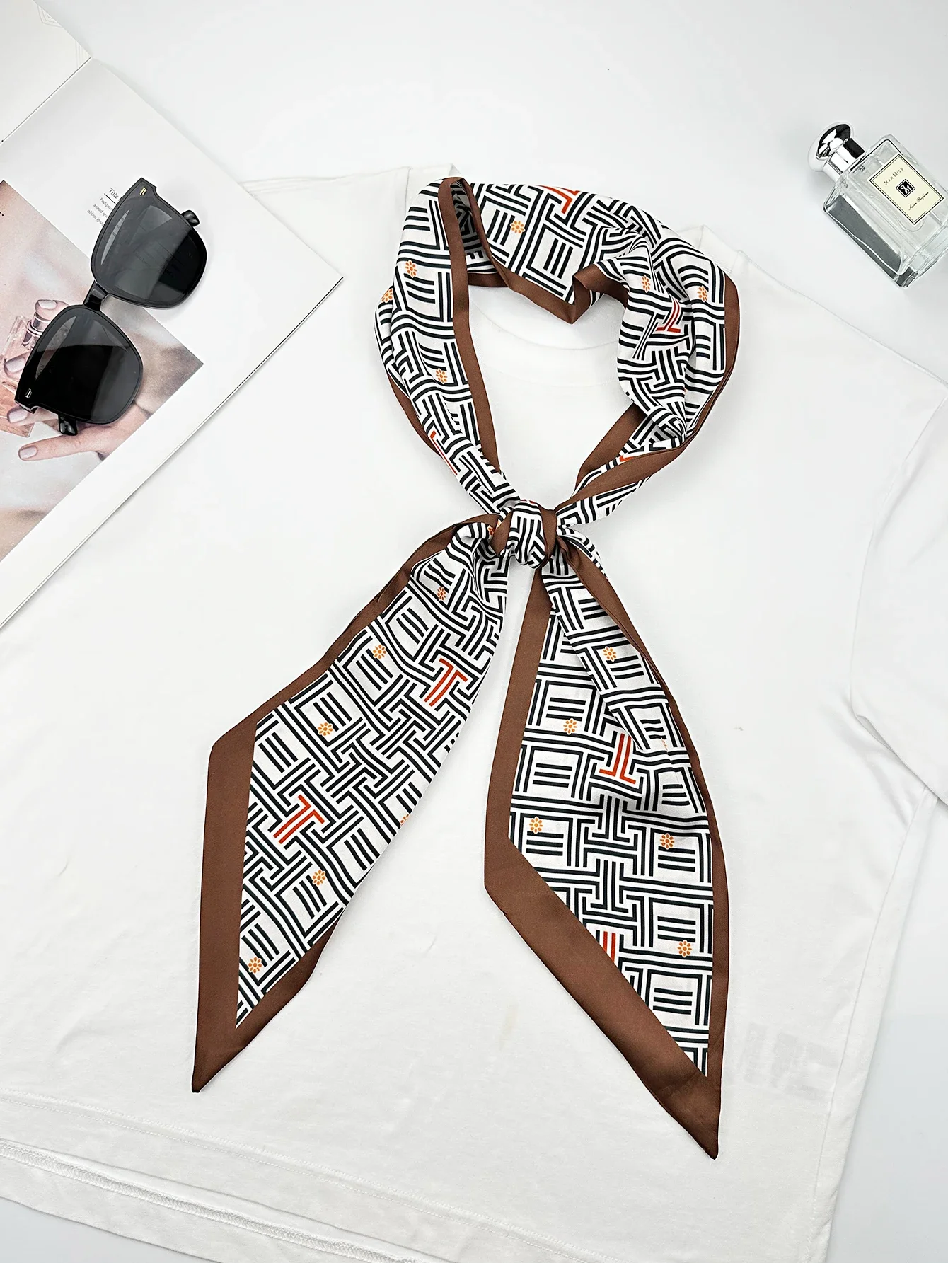 Sciarpe di seta magre con geom - Ribbon Bow Gift recensione e prezzo