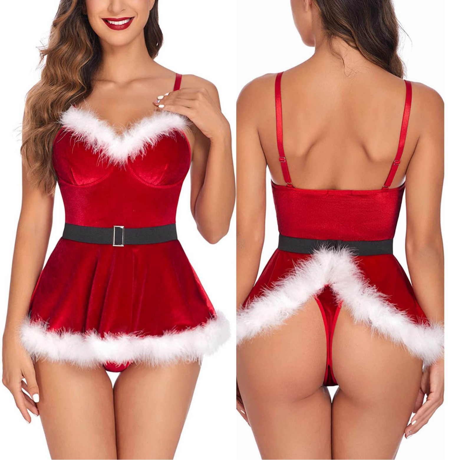 Camicia da notte sexy da donna - Elf Costume Christmas recensione e prezzo