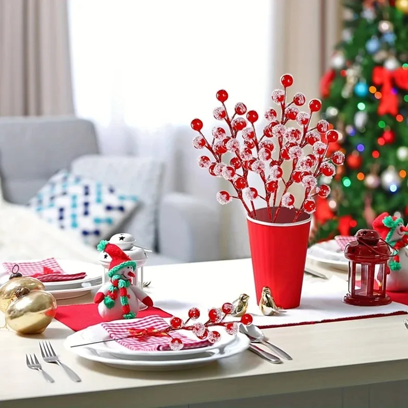 10-200PCS Rami di bacche rosse - Christmas Tree Artificial recensione e prezzo